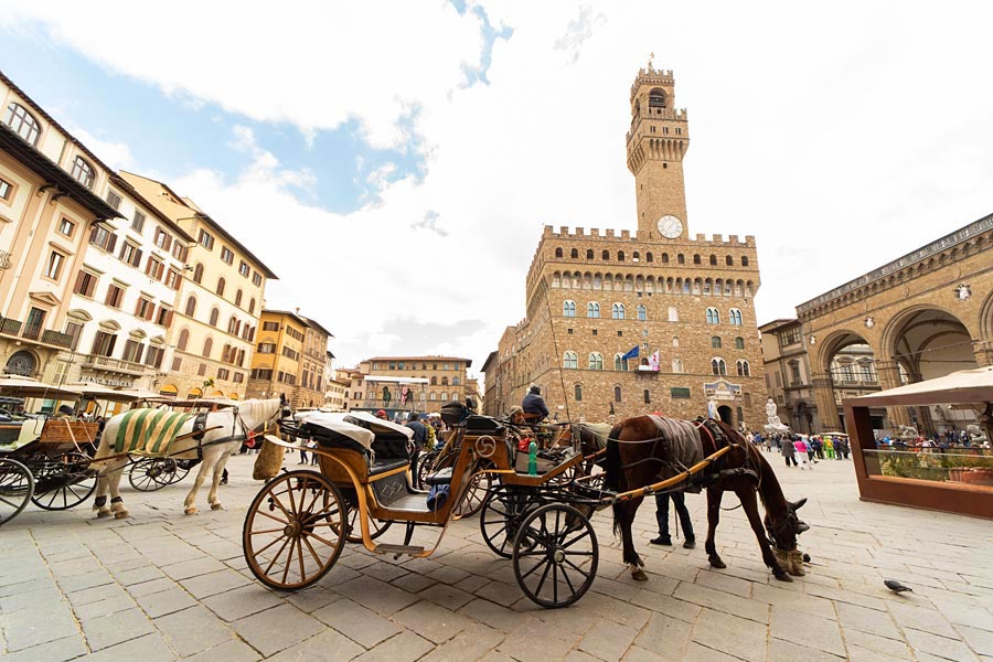 Piazza Signoria und Palazzo Vecchio, Florenz